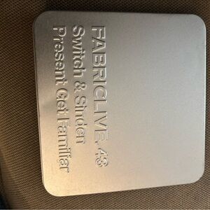 FabricLive 43 Collector Metal Tin - Silver